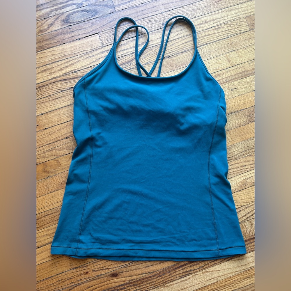 Lululemon Teal Free To Be Wild Tank Top
